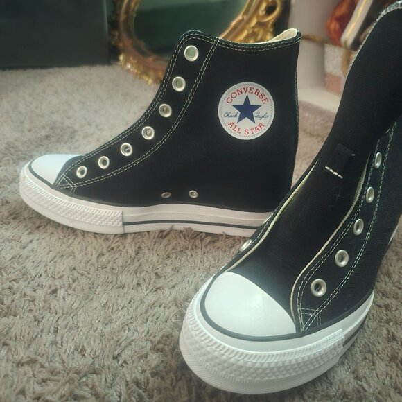 Converse platform high tops. - Picture 1 of 5